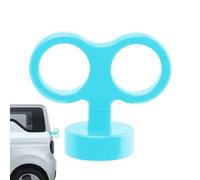 Jubilofex Llave De Volante Para Coche Trasero,Juguete De Coche 3D De Carrete | Linda Decoración Impermeable Para Casco De Motocicleta Y Coche - Accesorios Unisex, azul, Se référer au descriptif