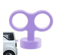 Jubilofex Llave De Volante Para Coche Trasero,Juguete De Coche 3D De Carrete | Linda Decoración Impermeable Para Casco De Motocicleta Y Coche - Accesorios Unisex, morado, Se référer au descriptif