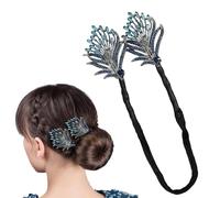 Jubilofex Máquina para hacer moños para cabello de mujer, soporte para moños de, herramienta para peinados recogidos, para citas, viajes de negocios, viajes, vacaciones