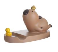 Jubilofex Mignon Capybara Téléphone Porte-téléphonie Capybara Figure Tablet Stand Téléphone - Décoration d'ornement de Bureau Multi-fonctionnel Pour le lieu de Travail de la Voiture de Chambre