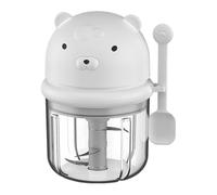 Jubilofex Mini picador de alimentos inalámbrico, mini cortador de alimentos inalámbrico, mini cortador de ajo - Herramienta de cocina multifuncional para cortar alimentos contenedor de molienda