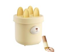 Jubilofex Moldes De Hielo Con Palillos,Bandeja Congelador Personajes Divertidos Molde De Pastel | Bandeja De Silicona Antiadherente Para Postres Congelados Fácil De Desmoldar