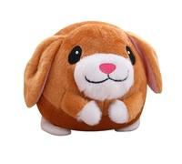 Jubilofex Pelota para perros - Casto de peluche rebotante | Juguete interactivo de rebote para gatos para gatos