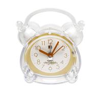 Jubilofex Reloj despertador para niñas - Recordatorio analógico clásico, temporizador encantador, alerta matutina agradable, forma mínima, decoración de dormitorio, mesa de estudio, mesita de noche