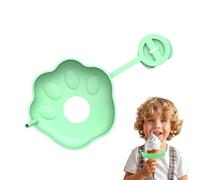 Jubilofex - Soporte para palomitas, soporte para helados sin goteo, bandeja a prueba de fugas, bandeja reutilizable para niñas niños, niños, niños, bebés, adultos, hogar,