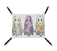 Jubonexis 3 sábanas florales vintage transpirables para mascotas con correas ajustables reversibles para gatos y perros