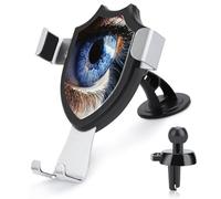 Jubonexis A Human Eye - Soporte para teléfono de coche, soporte triangular con clip para rejilla de ventilación, accesorios automotrices para teléfonos inteligentes de 4 a 6 pulgadas