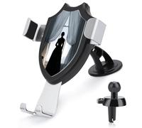 Jubonexis Black Dress Woman Standing by The Window - Soporte para teléfono de coche, soporte triangular con clip para rejilla de ventilación, accesorios automotrices para teléfonos inteligentes de 4 a