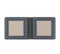 Jubonexis Cartera plegable de cuero sintético suave de cuero sintético trenzado grueso de lujo, monedero, funda para tarjetas de crédito, tarjetero duradero, billetera delgada para hombres y mujeres