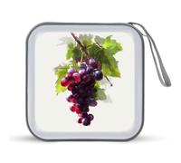 Jubonexis Cluster of Grapes - Estuche portátil para CD y DVD