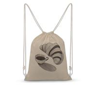 Jubonexis Croissant and Coffee Cup Minimalista Cocina Arte Cordón Mochila Lona Cuerda Bolsa Ligera Deportes Gimnasio Bolsa para Hombres Mujeres