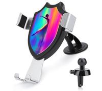 Jubonexis Dancer Neon Gradients Surreal - Soporte para teléfono de coche, base de clip triangular, soporte para rejilla de ventilación, accesorios automotrices para teléfonos inteligentes de 4 a 6