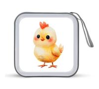 Jubonexis Estuche de almacenamiento portátil para CD, DVD, diseño de acuarela, para coche, casa o viajes