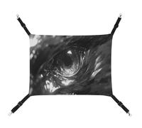 Jubonexis Eye of Eagle - Hamaca transpirable para mascotas con correas ajustables reversibles para gatos y perros