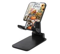 Jubonexis Fall in Love Flowers Pumpkins - Soporte para teléfono celular, plegable, ajustable, para escritorio