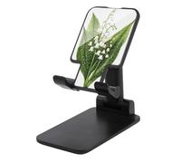 Jubonexis Lily of The Valley Flower - Soporte plegable y ajustable para teléfono móvil para escritorio