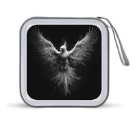 Jubonexis Phoenix Rising from The Ashes - Estuche portátil para CD o DVD, para coche, hogar, viajes