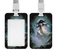 Jubonexis Portatarjetas de identificación con clip retráctil, para tarjetas de identificación, de pelo largo, para el trabajo, oficina, médico, enfermera