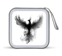 Jubonexis Silhouette of A Phoenix - Estuche portátil para CD y DVD