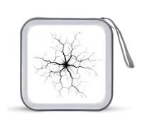 Jubonexis Simple Cracks - Estuche de almacenamiento portátil para CD y DVD para coche, hogar, viajes