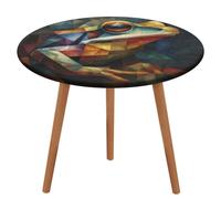 Jubonexis Toad in Abstract - Mantel redondo, impermeable, elástico, ajustable, para picnic, camping, comedor, 50 pulgadas