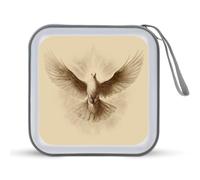 Jubonexis Vintage Dove - Estuche portátil para CD y DVD, White, Talla única