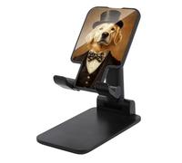 Jubonexis Whimsical Golden Retriever As A Gentleman - Soporte plegable y ajustable para teléfono móvil para escritorio