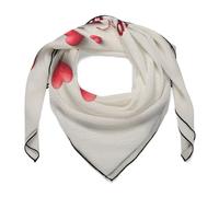 Jubonexis Word Happy Valentine's Day - Bufanda cuadrada de seda para mujer, diseño de corazones rojos, pañuelo de satén para el cuello