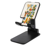 Jubonexis YES YOU CAN - Soporte plegable y ajustable para teléfono móvil con patrones florales para escritorio