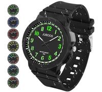 Juboos Reloj Analógico para Niños, Resistente al Agua hasta 3 ATM, Fácil de Leer, Enseñanza del Tiempo para Niño y Niña, Reloj de Pulsera de Banda Suave para Niños 5-16