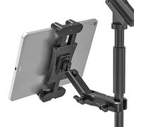 Jubor Soporte de Micrófono para Tableta, Soporte Tableta Pie de Micro 360° Ajustable, Soporte iPad de Música para iPad, iPad Pro, Mini, Air, Toutes Tabletas et Teléfono 4,7-13,5"