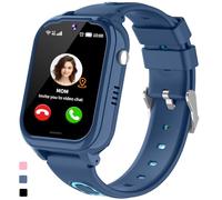 JUBUNRER 4G Reloj Inteligente Niño GPS y Llamadas WiFi Videollamada Telefono SOS Podómetro Resistente Al Agua Despertador Juegos Calculadora Smartwatch Niños Localizador Niñas Rastreador Niña
