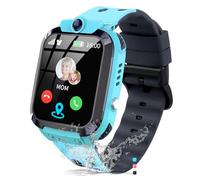 JUBUNRER Reloj Inteligente Niño con GPS y Llamadas SOS Chat de Voz Despertador Cámara Juego Resistente Al Agua Modelo de Clase Smartwatch para Niños Reloj Inteligente Niña 3 4 5 6 7 8 9 10 11 12 Años