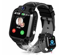 JUBUNRER Reloj Inteligente Niño GPS y Llamadas Reloj Niña Teléfono Juego | SOS Chat de Voz Despertador Modelo de Clase IP68 Resistente Al Agua Smartwatch para Niños Digital Regalo-