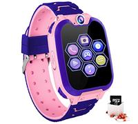 JUBUNRER Reloj Inteligente Niño - Música Cámara Juegos Telefono Video SOS Despertador 1.54" Pantalla táctil a Color Reloj Niño Niña Smartwatch Telefono Niños Regalo Niña 3-12 Años