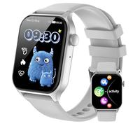 JUBUNRER Reloj Inteligente Niño Smartwatch Niña Monitor Sueño Pulsómetro Podómetro Resistentes Al Agua Deportivo Despertador Juegos Pulsera Actividad Niño Regalos- Adolescentes
