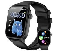 JUBUNRER Reloj Inteligente Niño Smartwatch Niña Monitor Sueño Pulsómetro Podómetro Resistentes Al Agua Deportivo Despertador Juegos Pulsera Actividad Niño Regalos- Adolescentes