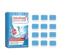 JUCHRZEY 12 tabletas limpiadoras de inodoros que eliminan las manchas de orina, suciedad, limpieza de inodoros, tabletas efervescentes que eliminan el olor, desodorante, limpiador desincrust