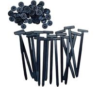 JUCHRZEY 50 piezas Nylon Universal Cable Cable con hebilla, aglutinante de alambre de autosuficiencia hecha de nylon, correas de fijación, corbatas de cables, accesorios para el parachoques,