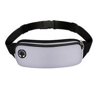 JUCHRZEY Bolsa de Ciclismo para Correr Marathon con Correa Ajustable, riñonera Deportiva, riñonera Deportiva, Bolsa para teléfono móvil con Tira Reflectante, Gran Capacidad, Doble Capa, tran