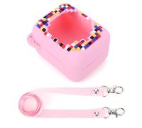JUCHRZEY Funda de Silicona a Prueba de Golpes, Soporte Protector de Piel, anticaída, Funda Suave, Lavable con cordón para Bitzee Digital Pet Interactive Virtual Toy