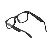 JUCHRZEY Gafas inteligentes de IA, auriculares inalámbricos de gafas de traducción, gafas de sol con el soporte de 130 idiomas para viajes y control de negocios, tacto y voz (negro 1)