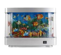 JUCHRZEY LED Artificial Acuario luz Nocturna con Peces en Movimiento dinámico Falso pecera luz Tropical Peces sensorial Acuario lámpara para decoración del hogar