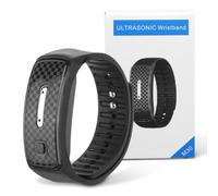 JUCHRZEY Pulsera repelente de ultrasónica Banda repelente de insectos de portátil Repelente de electrónico de silicona para adultos y niños