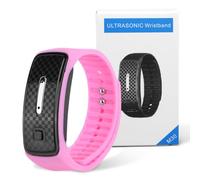 JUCHRZEY Pulsera repelente de ultrasónica Banda repelente de insectos de portátil Repelente de electrónico de silicona para adultos y niños