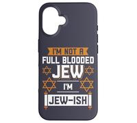 Judaísmo No Soy un judío de Sangre Completa Soy judío Orgulloso judío Carcasa para iPhone 16
