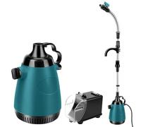 JUDANNA Bomba sumergible de agua sumergible para batería Makita de 18 V, 300 W, caudal de 5000 l/h, altura de extracción de 8 m (sin baterías), color azul