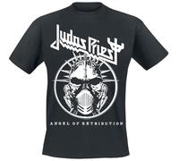 Judas Priest Angel Headshot Hombre Camiseta Negro S 100% algodón Regular