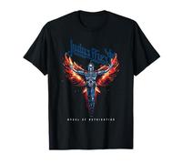 Judas Priest - Angel Wings Blue Logo Camiseta
