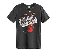 Judas Priest British Steel Amplified Vintage Charcoal X Large T Sh T-Shirt NUEVO